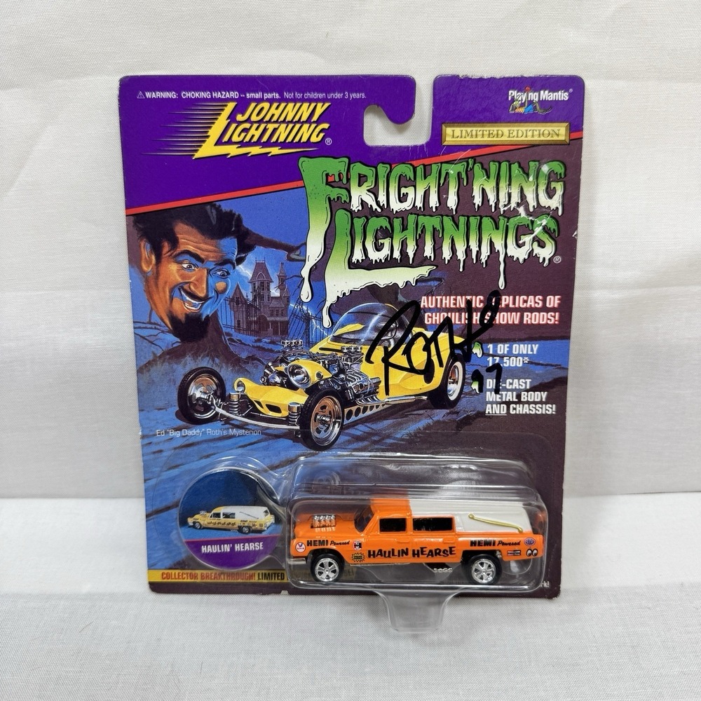 Johnny Lightning RARE 1996 Fright'ning Lightnings Haulin' Hearse 1 of 17,500